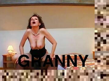 Hot granny takes on black dick
