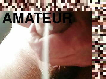 masturbation, amateur, gay, secousses, point-de-vue, ejaculation