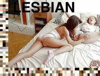 Lesbian Play With Russian Teens Daria Vovorhina And Madori