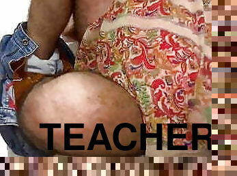 Teacher and Student are Fucking in School Backyard