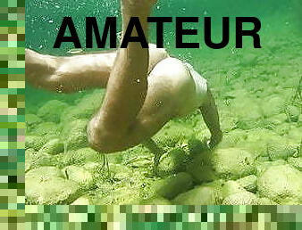 Underwater masturbation