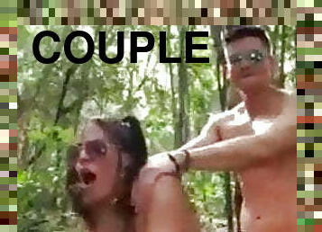 Hot Couple is Having Sex in Forest
