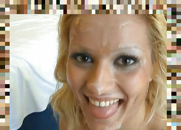 Blondie gets filled with cream