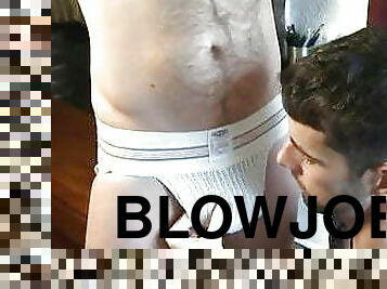 blowjob-seks-dengan-mengisap-penis, homo, ejakulasi-beberapa-pria-pada-wanita, berotot, susu, homoseks