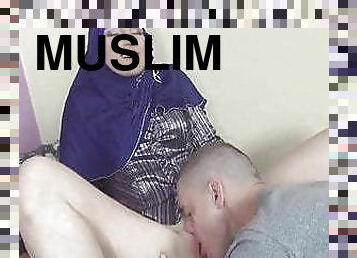 sexy Muslim teacher gives special lesson 
