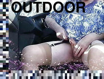 transgender travesti  sounding urethral  outdoor road 28