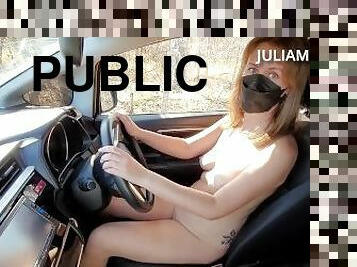 Naked girl driver