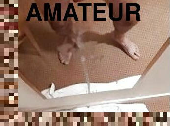 svær, amatør, cumshot, homofil, handjob, cum, sperm, massiv, alene, twink