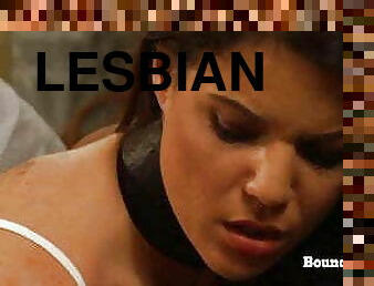 lesbo-lesbian, kova-seksi, bdsm, orja, sidottu, sidonta, rakastajatar, nöyryyttäminen, femdom