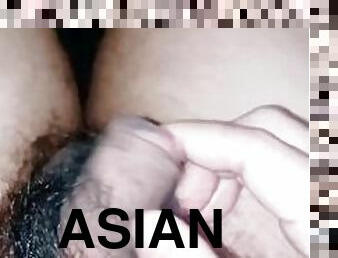 asiatique, ejaculation, bite