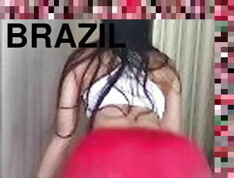 brazil, perempuan-murah-slut, cantik, nakal, menari, sempurna, tatu