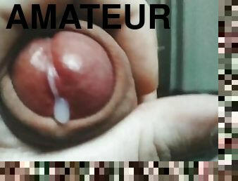 masturbation, amateur, ejaculation-sur-le-corps, gay, branlette, ejaculation, sperme, solo, bite