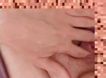 gros-nichons, masturbation, amateur, milf, jouet, allemand, gode, solo