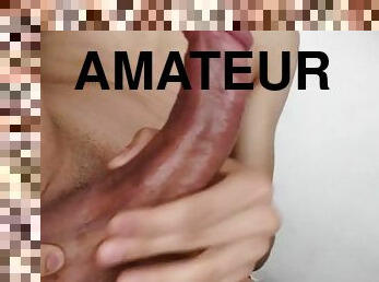 mastubasi, amatir, cumshot-keluarnya-sperma, sentakkan, seorang-diri, penis