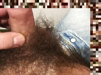 Small hairy dick play