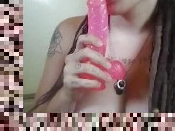AnabelleRose Takes A Dildo ALL The Way Down Her Filthy Throat