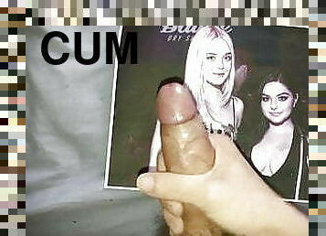 Elle Fanning &amp; Ariel Winter cum tribute