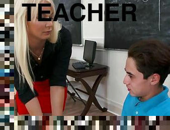 Fuck a teacher, join a frat: London River helps her student - myfirstsexteacher