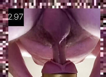 masturbation, amatör, cumshot, leksak, creampie, knubbig, fetisch, ensam, bollar