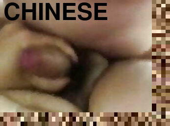 asiatique, grosse, gay, belle-femme-ronde, joufflue, ejaculation, chinoise, ours