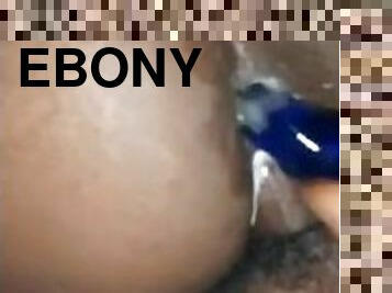 Dripping creamy Ebony Pussy on BBC!