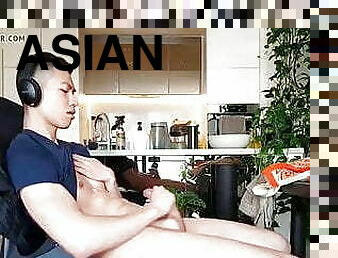 Asian jerk off