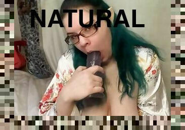 Dreamy Dryad- Big Beautiful Tits and Thick Dildo Deepthroat