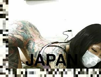 amatir, mainan, jepang, webcam, tato