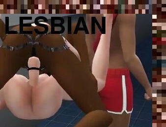 SIMS 4 LESBIAN BY THE POOL