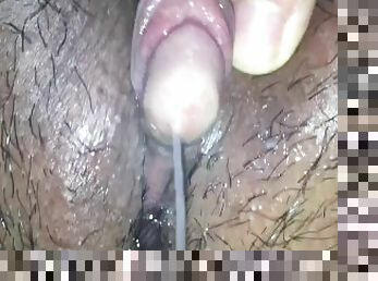 clítoris, masturbación, orgasmo, coño-pussy, amateur, corrida, a-solas, de-cerca, húmedo, polla