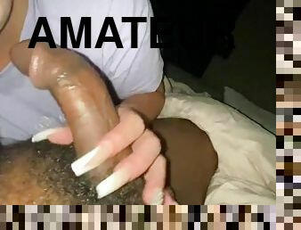 amatir, sayang, blowjob-seks-dengan-mengisap-penis, penis-besar, antar-ras, berambut-pirang, putih, penis