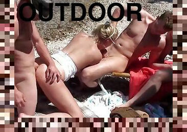 Outdoor Real Family Therapy Group Sex Orgy