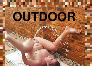 Chubby titles slut indoors and outdoors pissing compilation  wet and messy