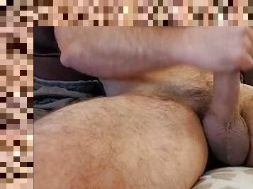 papa, poilue, masturbation, amateur, ejaculation-sur-le-corps, gay, point-de-vue, ejaculation, horny, solo