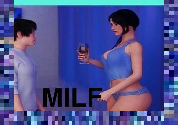 amatir, dewasa, jenis-pornografi-milf, remaja, animasi, fantasi, ibu-mother, 3d