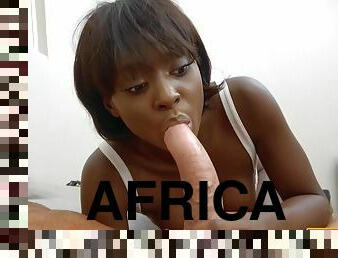 African hot babe interracial porn