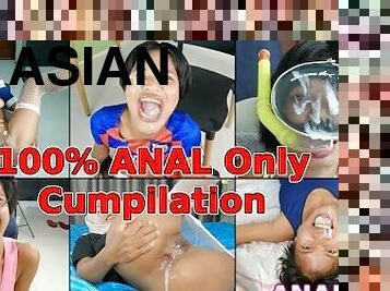 asien, dilettant, anal-sex, blasen, beule-schuss, immens-glied, kompilation, creampie, thai, gesichts