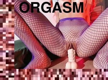 Solo dildo masturbation orgasm.