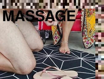 PREV Kiffa Foot is used as Ashtray footstool and is ignored SMOKING FOOT WORSHIP SMOKING
