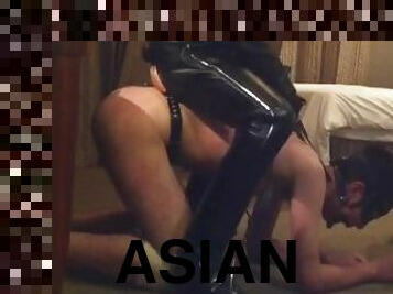 asiatisk, gay, slav, ritt, fetisch
