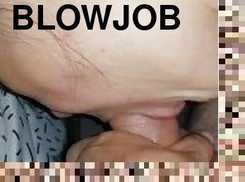 Lekker lange blowjob