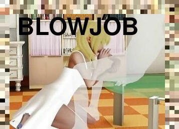 blowjob-seks-dengan-mengisap-penis, cumshot-keluarnya-sperma, remaja, creampie-ejakulasi-di-dalam-vagina-atau-anus-dan-keluarnya-tetesan-sperma, sudut-pandang, berambut-pirang, ketat, penis