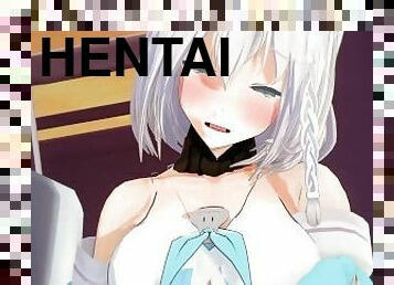 masturbieren, anime, hentai, allein