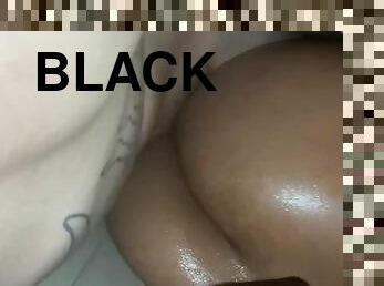 Thick black girl gets fucked by big dick boyfriend