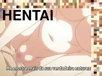 teta-grande, babes, hardcore, penetração-de-braço, ejaculação, anime, hentai, mamas, chupando