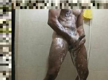 mandi, mastubasi, amatir, cumshot-keluarnya-sperma, handjob-seks-dengan-tangan-wanita-pada-penis-laki-laki, meksiko, sempurna, mandi-shower, seorang-diri, basah