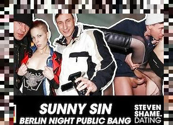 HIS BIRTHDAY PRESENT: THREESOME with SKINNY REDHEAD GIRL SUNNY SIN - StevenShameDating