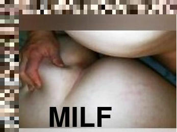 Milf fucked and begs for creampie