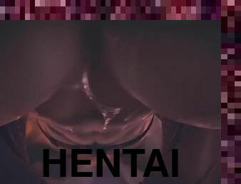 dilettant, junge, gesichtspunkt, anime, hentai, 3d