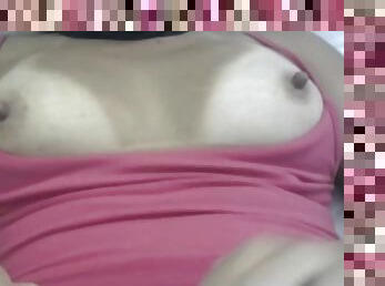 My wife shows her pussy and tits